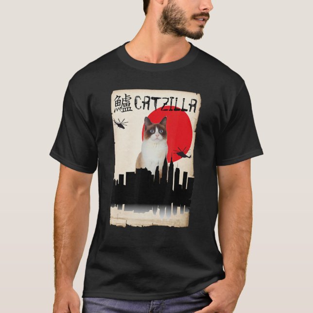 T-shirt Snowshoe Catzilla 1 (Devant)