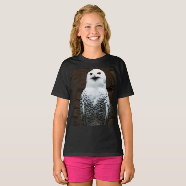T-shirt Snowy Owl gcna (Devant entier)