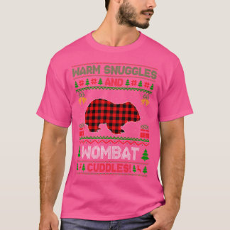T-shirt Snuggles Chaleureux Et Bouddles Wombat Horrible Wo