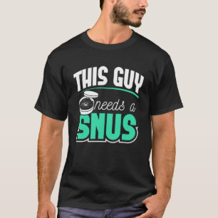 T-shirt SNUS cadeau fumée sans cesser de fumer anti nicoti