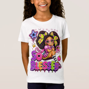 T-Shirt So Blessed™ StarBerry Fille Mignonne aux Fraises