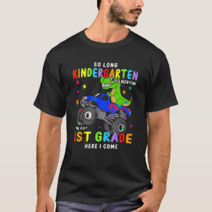 T-shirt So Long Kindergarten 1ère année Dino Monster Truck