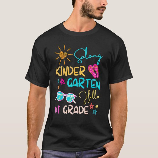 T-shirt So Long Kindergarten Hello 1ère année Stitude ense (Devant)