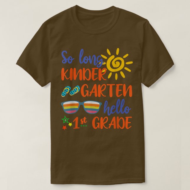 T-shirt So Long Kindergarten Hello 1ère année Stitude ense (Design devant)