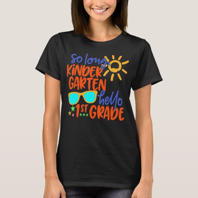 T-shirt So Long Kindergarten Hello 1ère année Stitude ense (Devant)