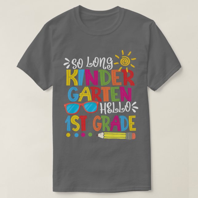 T-shirt So Long Kindergarten Hello 1ère année Stitude ense (Design devant)