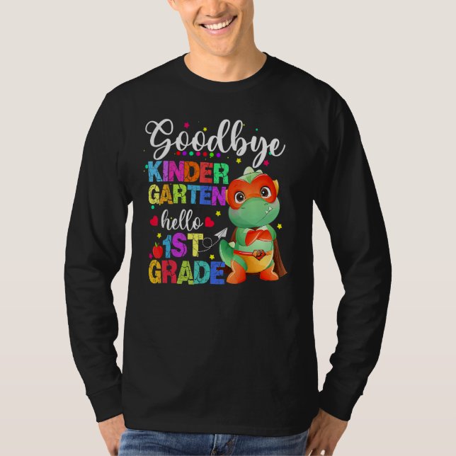 T-shirt SO LONG KINDERGARTEN HELLO 1st GRADE Teacher Stude (Devant)