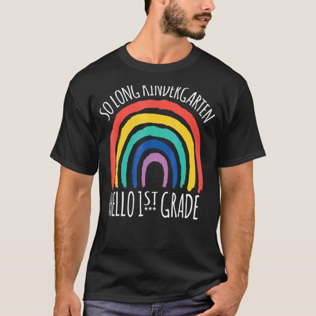 T-shirt So Long Kindergarten Hello Été Enseignant Étudiant (Devant)