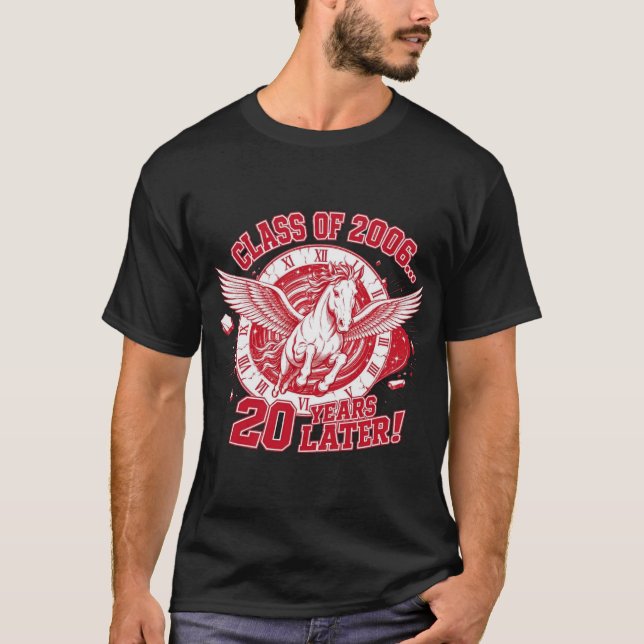 T-Shirt SOA Fighting Pegasus noir (Devant)