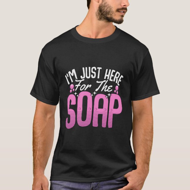 T-shirt Soapologiste Soap-Maker Pour La Fabrication Du Sav (Devant)