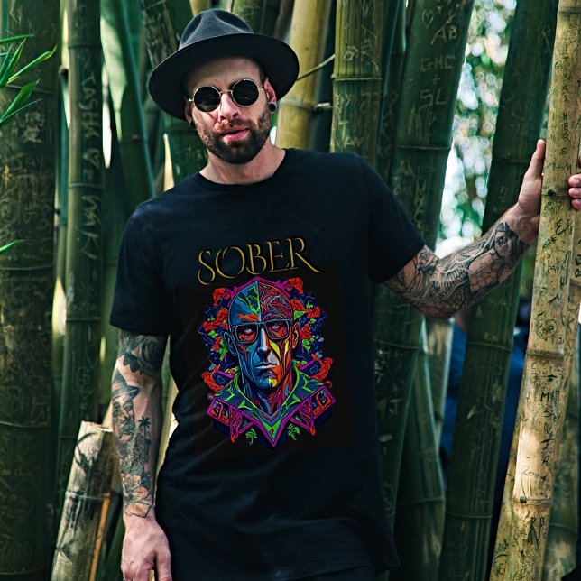 T-Shirt Sober : Iconique Maynard James Keenan Art (Créateur téléchargé)