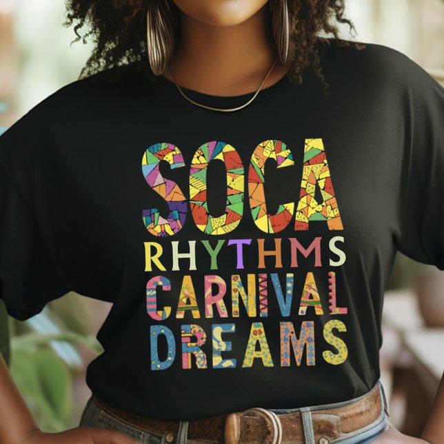 T-shirt Soca Rhythms & Carnival Dreams, Carnaval de Trini (Créateur téléchargé)