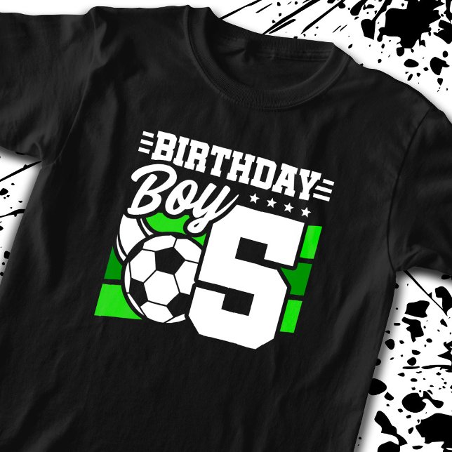 T-shirt Soccer Anniversaire - Enfant de 5 ans - 5e Anniver (Créateur téléchargé)