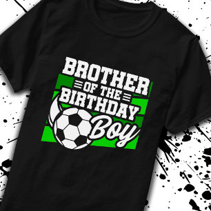 T-shirt Soccer Anniversaire Frère - Garçons Football Anniv