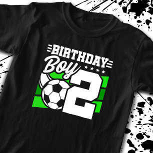 T-shirt Soccer Anniversaire - Garçon de 2 ans - 2e Anniver