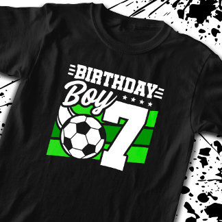 T-shirt Soccer Anniversaire - Garçon de 7 ans - 7e Anniver