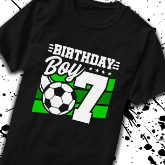 T-shirt Soccer Anniversaire - Garçon de 7 ans - 7e Anniver