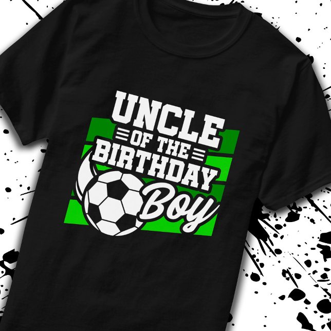 T-shirt Soccer Anniversaire Oncle - Garçons Football Anniv (Créateur téléchargé)