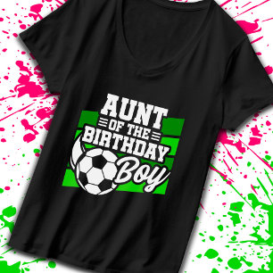 T-shirt Soccer Anniversaire Tante - Garçons Football Anniv