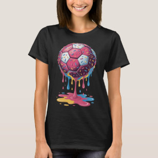 T-shirt Soccer Byll Drip Ice Cream Drip Men Women Game Soc