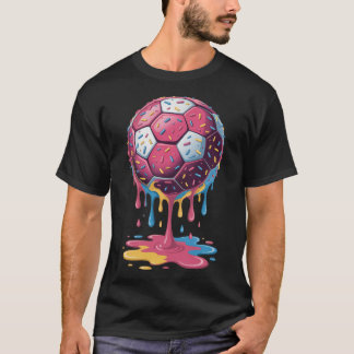 T-shirt Soccer Byll Drip Ice Cream Drip Men Women Game Soc