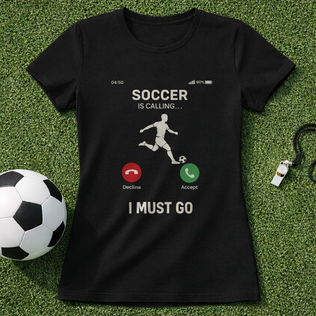 T-shirt Soccer Calling Game Day (Créateur téléchargé)