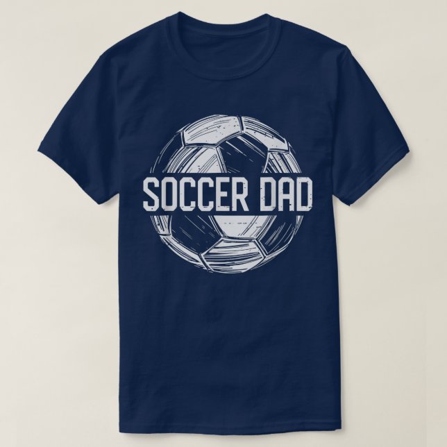 T-shirt Soccer Dad Funny Soccer Lover Dad Papa Father's Da (Design devant)