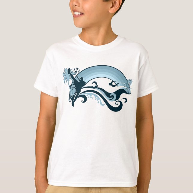 T-shirt soccer d'été. (Devant)