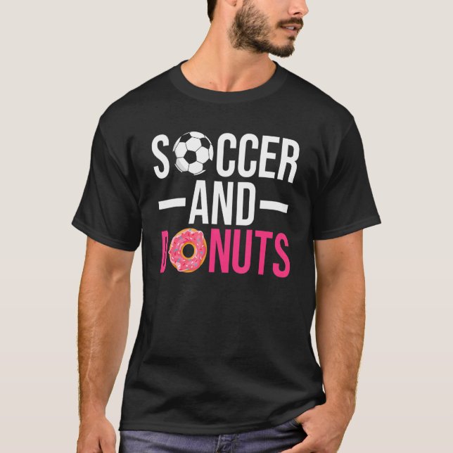 T-shirt Soccer Et Donuts Snack Donut (Devant)
