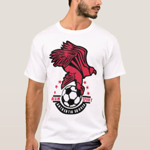 T-shirt soccer foot aigle Adler eagle logo aguila aquila