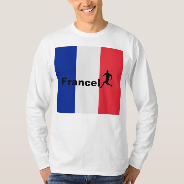 T-shirt Soccer France, personnalisable (Devant)