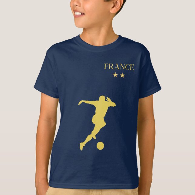 T-shirt Soccer France personnalisé (Devant)