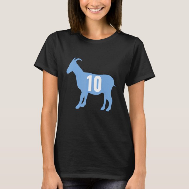 T-shirt Soccer Goat 10 Argentina (Devant)