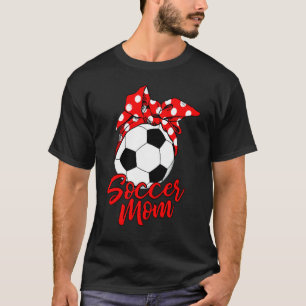 T-shirt Soccer Maman Fête des Mères Mignonne Maman Jeu Fêt