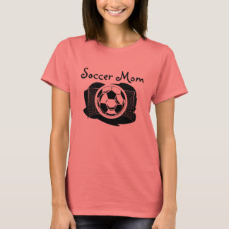 T-shirt Soccer Maman Ringer Tee