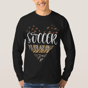 T-shirt Soccer Nana Coeur Fier Soccer Joueur Grand-mère