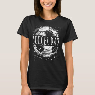 T-shirt Soccer papa détendu Vintage Père s Jour Vêtements