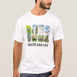T-shirt Soccer Papa Life