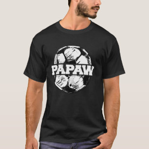 T-shirt Soccer Papaw Soccer Ball Split Funny Soccer Papaw