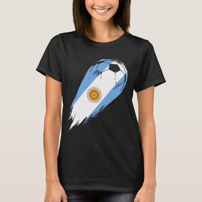 T-shirt Soccer Player Of Pride Argentina  (Devant)
