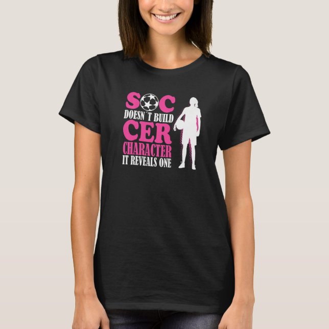 T-shirt Soccer Players Soccer Team Graphic Women Girls Soc (Devant)
