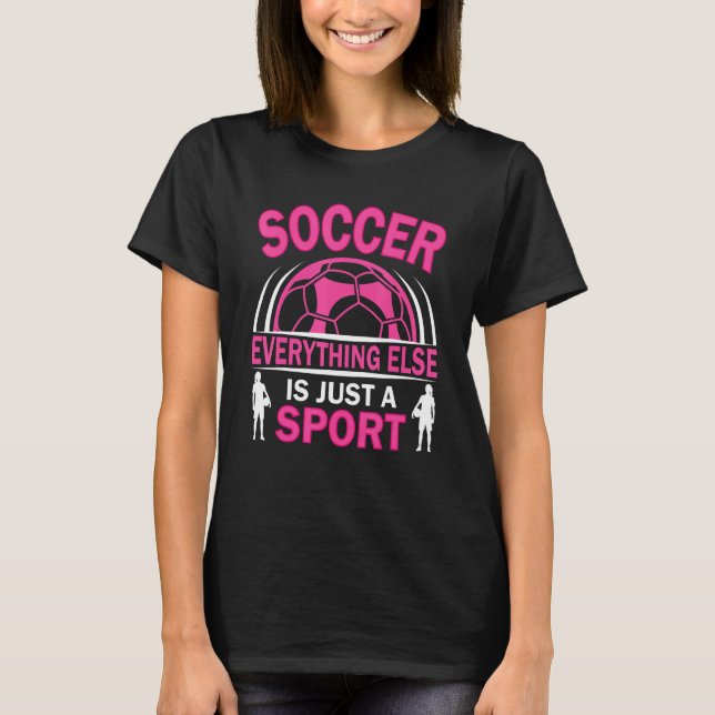 T-shirt Soccer Players Soccer Team Graphic Women Girls Soc (Devant)