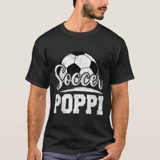T-shirt Soccer Poppi Joueur de football Jour Père&#; s Da