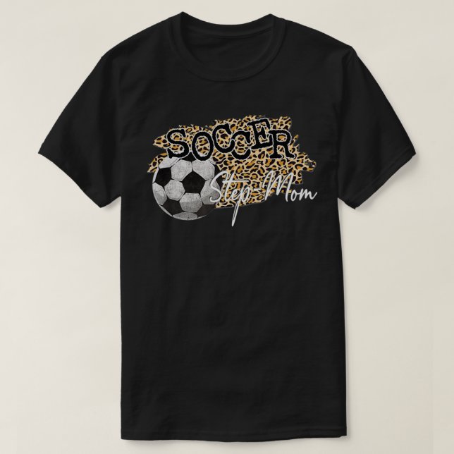 T-shirt Soccer StepMaman Leopard Soccer StepMaman (Design devant)