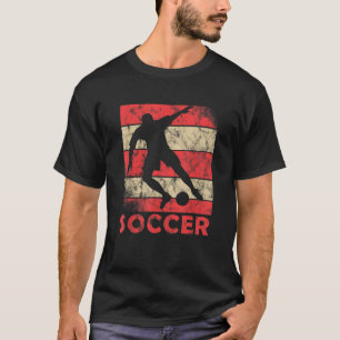 T-shirt Soccer Striker Soccer Américain Pour Joueur Team C