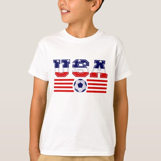 T-SHIRT SOCCER USA (Devant)