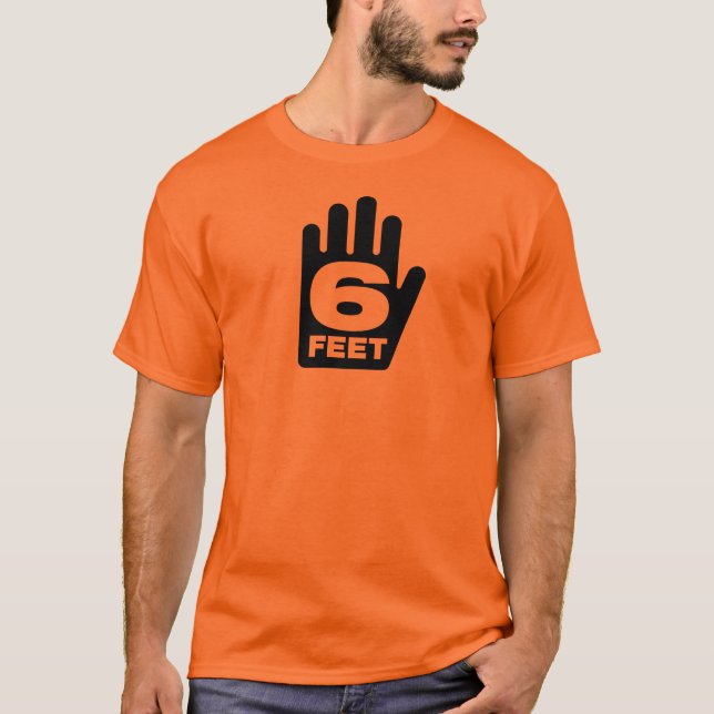 T-shirt social "6 pieds" (Devant)