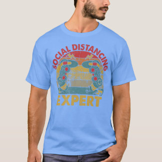 T-shirt Social Distancing Epert Video Game Player Console 
