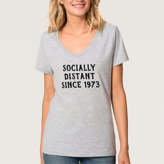 T-shirt social pour introvertis (Devant)