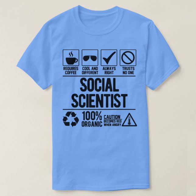 T-shirt Social Scientifique (Design devant)